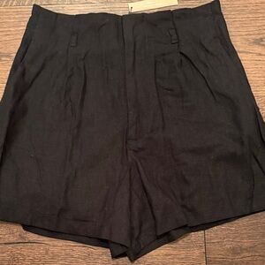NWT Black High-Waisted Shorts